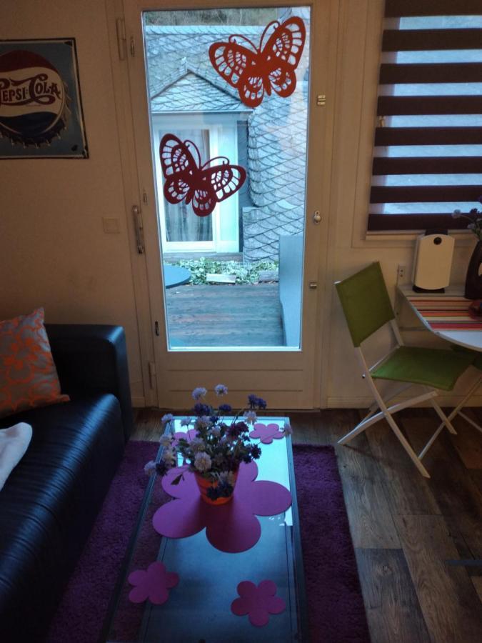 Ferienwohnung "Kunterbunt" Mit Burgblick Und Dachterrasse Моншау Экстерьер фото